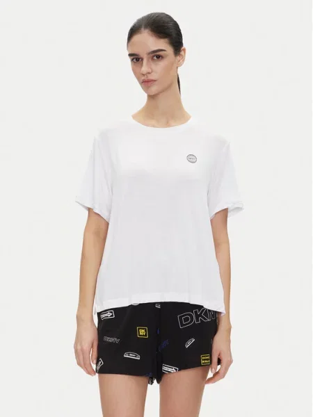 DKNY Pižama Regular Fit črna