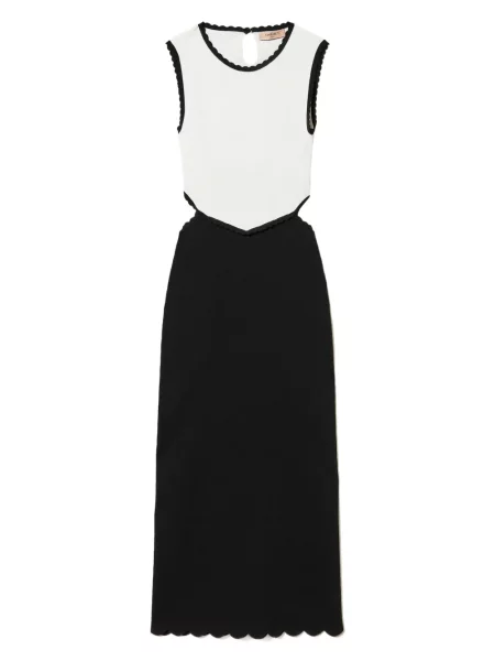 Rochie midi Twinset până la genunchi de costum negru