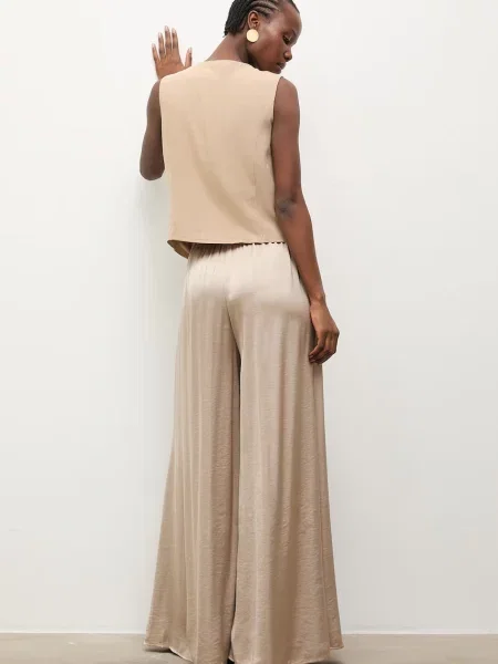 Answear.LAB spodnie beżowe