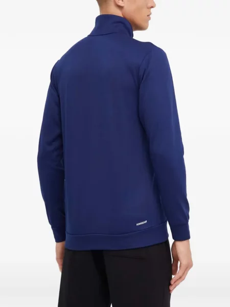 Csíkos tornaterem rövidnadrág Adidas nyomtatás kék