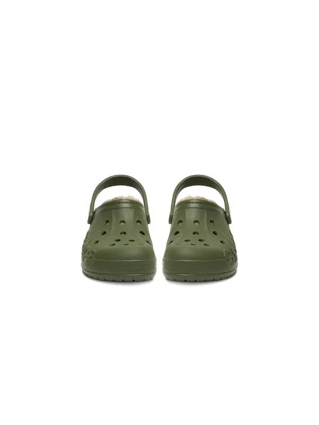Natikači Crocs C-BAYA LINED CLOG zelena