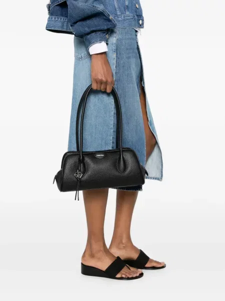Geantă shopper Calvin Klein cu imagine negru