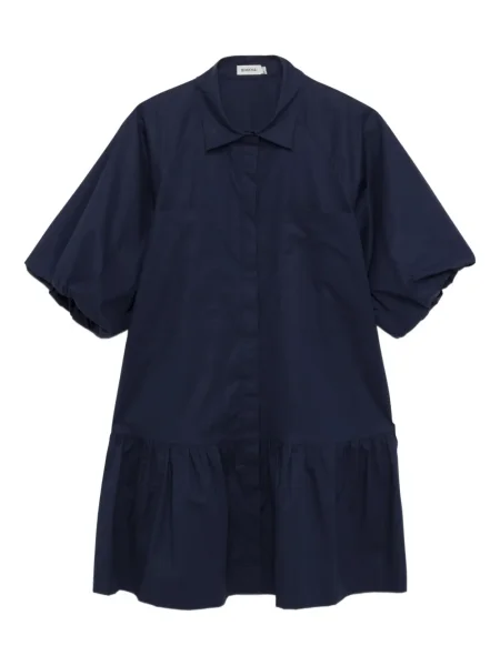 Rochie tip cămașă Simkhai de costum albastru