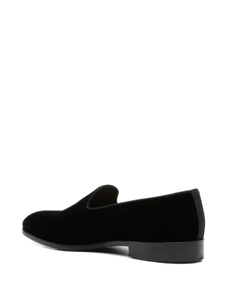 Pantofi loafer Doucal's de catifea negru
