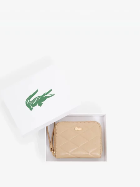 Кошелек Lacoste бежевый