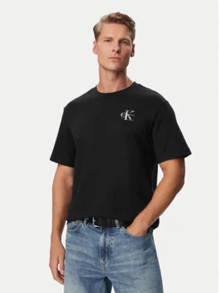 Calvin Klein Jeans Majica siva bela črna