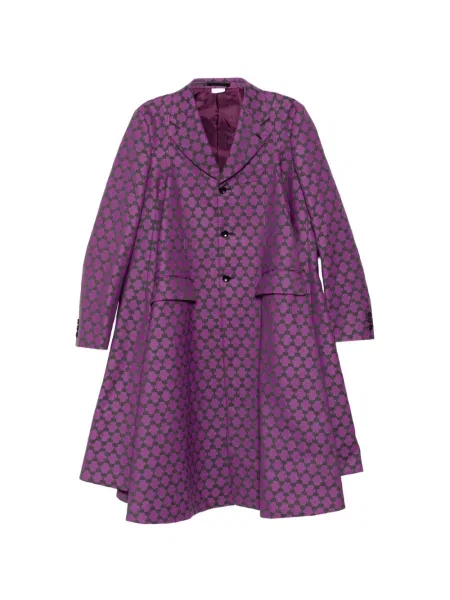 Palton Comme Des Garcons Homme Plus cu imprimeu geometric roz