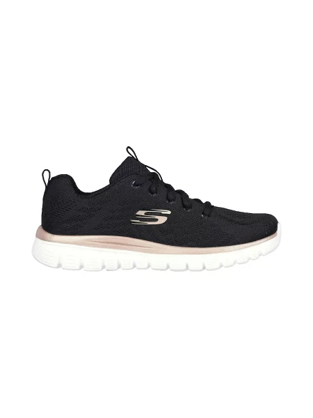Félcipő Skechers fekete