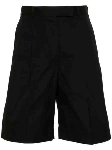 Pantaloni scurți Thom Browne plisate negru