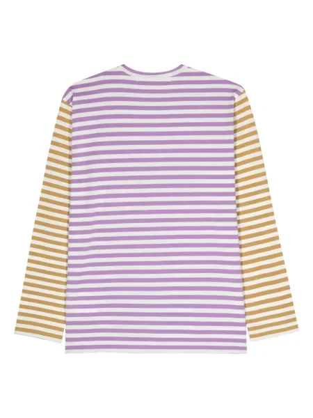 Marškinėliai Comme Des Garçons Play violetinė