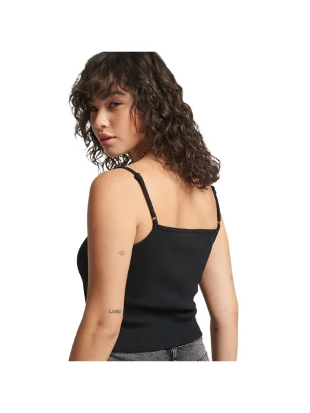 Koszulka sportowa Superdry Code Essential Strappy Tank czarna