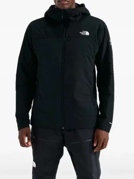 Geacă The North Face cu glugă negru