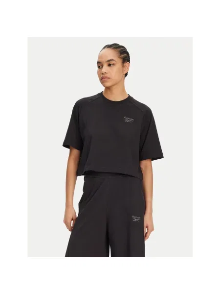 Reebok Majica Regular Fit črna
