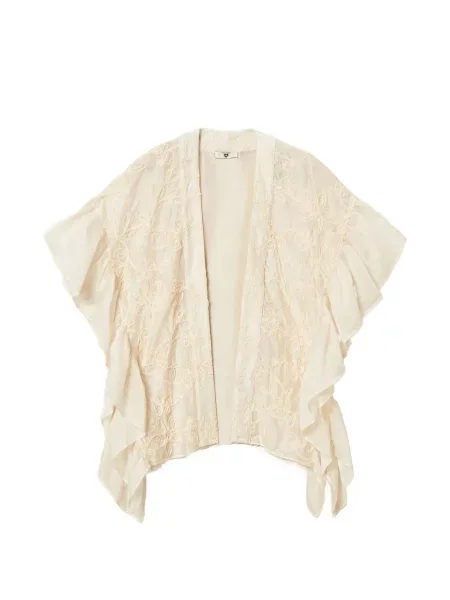 Poncho Twinset cu broderie