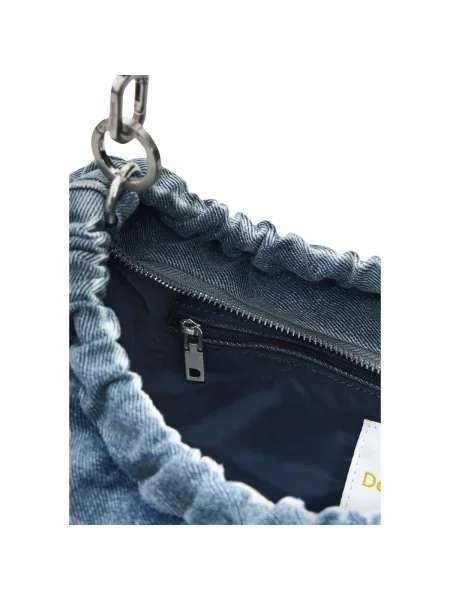 Geanta crossbody Desigual cu autograf albastru