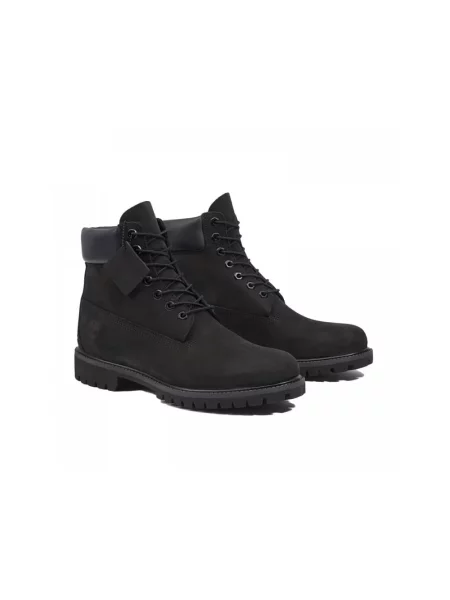 Botki Timberland sznurowane koronkowe wodoszczelne czarne