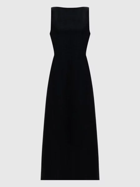 Сукня міді Taylor з льону Faithfull чорна