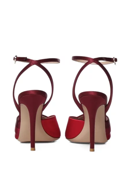 Sandale Gianvito Rossi din satin roșu