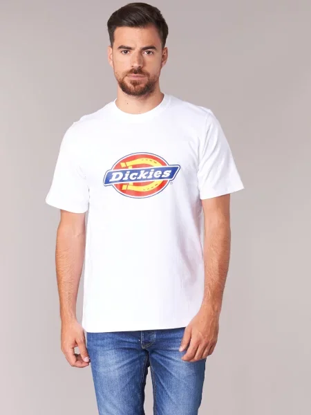 Tričko s krátkým rukávem Dickies Icon Logo Short Sleeve Tee White bílé