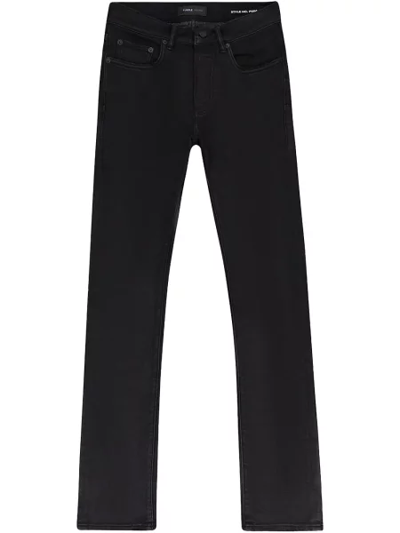 Zvonové straight fit džíny Purple Brand černé