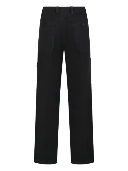 Pantaloni Stone Island cu strasuri negru