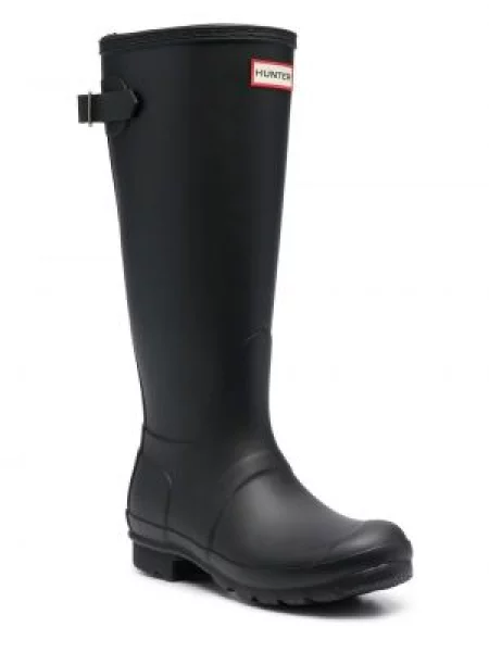 Botine Hunter cu cataramă negru