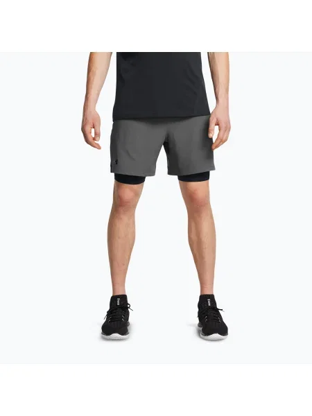 Мъжки шорти за тренировка Under Armour Vanish Woven Sts castlerock/black/black черно