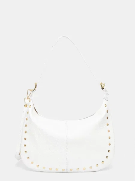 Кожена чанта Answear Lab бяло