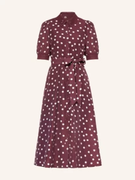 Phase Eight Sukienka Koszulowa Delphine rot biała