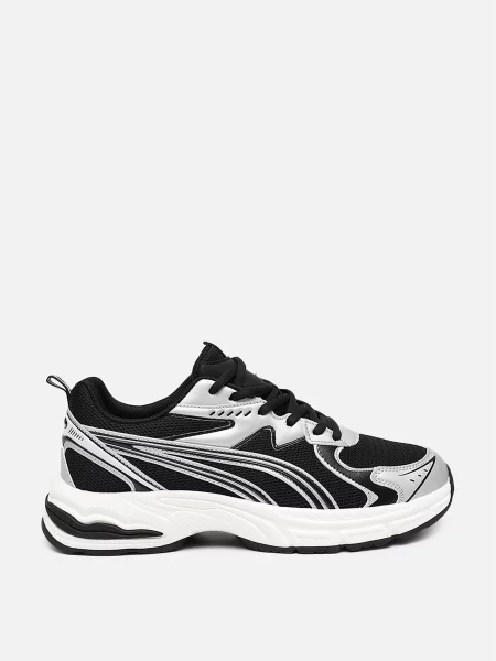 Кросівки YUKI комбінований верх чорний