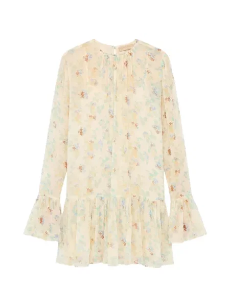 Rochie mini Ulla Johnson cu model floral cu imagine