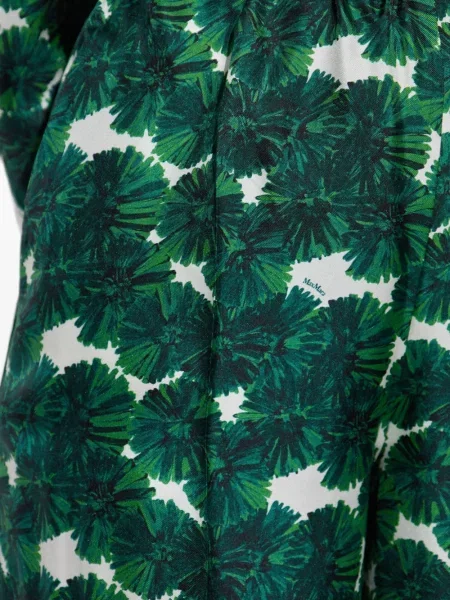 Pantaloni Max Mara cu imagine verde