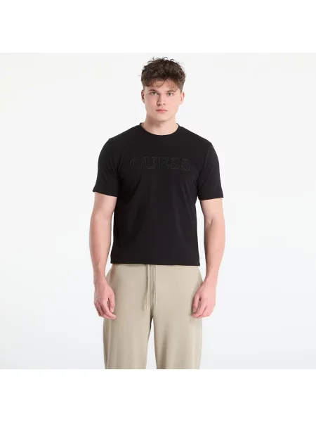 T-shirt GUESS Ss Alphy T-Shirt Jet Black XL czarna