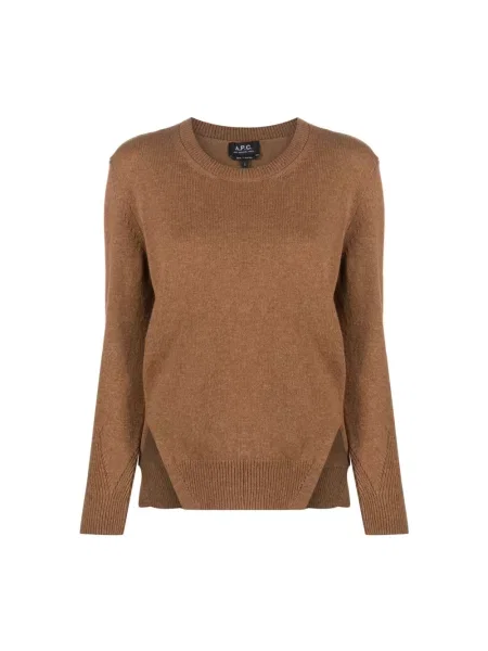 Sweter A.p.c. brązowy