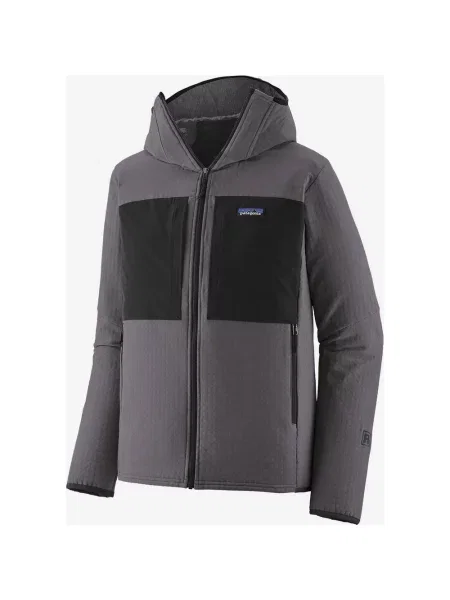 Kurtka z kapturem Patagonia R2 Techface cosmos XS szary