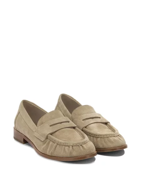 Велурени лоуфъри Strategia Shoes с волани