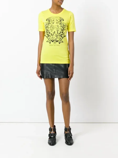 Lung tricou Dsquared2 galben