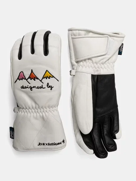 Rossignol mănuși de schi Sublime Leather IMPR x JCC alb