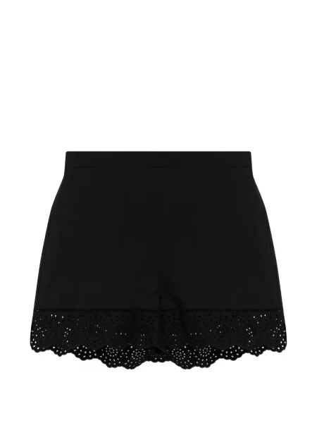 Mini pantaloni scurți By Malene Birger din dantelă mini negru