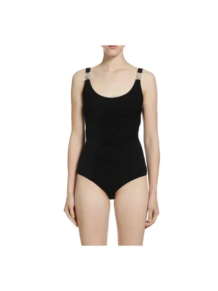 Top Amiri z falbankami czarny