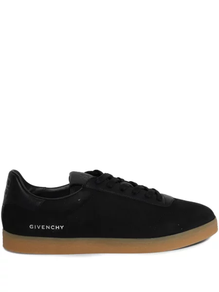 Sneakerși Givenchy cu șireturi din dantelă negru