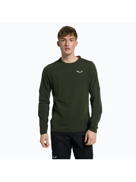 Cămașă de trekking pentru bărbați Salewa Pedroc Dry verde