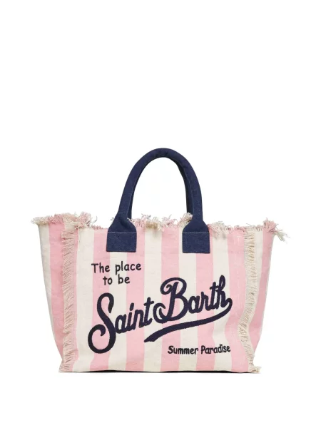 Geantă shopper Mc2 Saint Barth roz