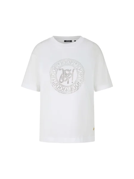 JOOP! Tricou Teggi argintiu alb