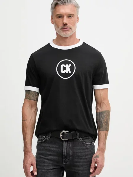 Calvin Klein Jeans t-shirt ανδρικό μαύρο