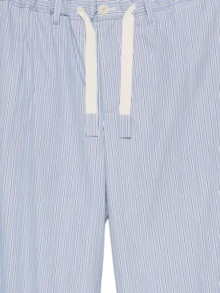 Pantaloni Sacai cu cordon albastru