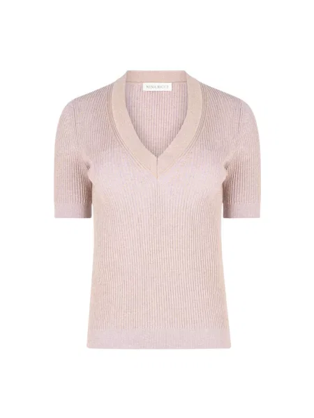 Sweter Nina Ricci różowy