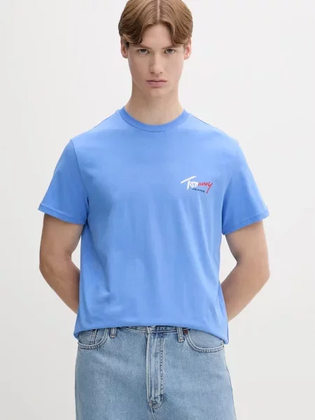 Tommy Jeans tričko modré