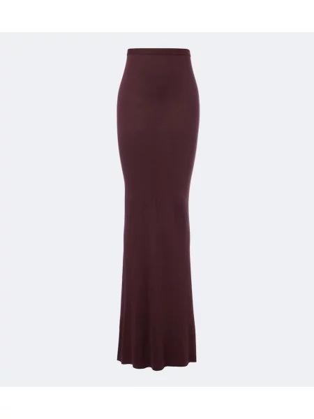 Fusta maxi Rick Owens din jerseu