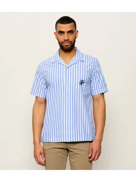 TOMMY HILFIGER Cămașă deschis / alb albastru